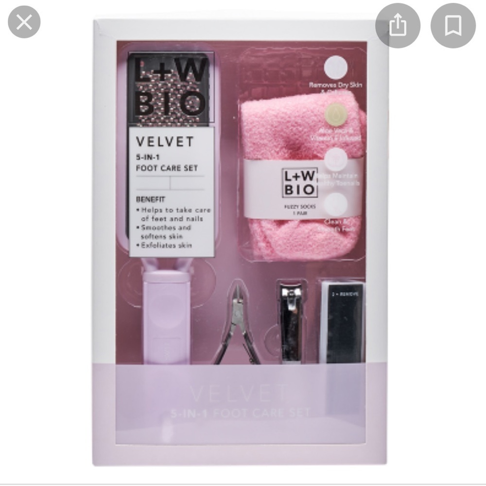 🌸 LUXE + WILLOW Bio Velvet 5-IN-1 Foot Care set